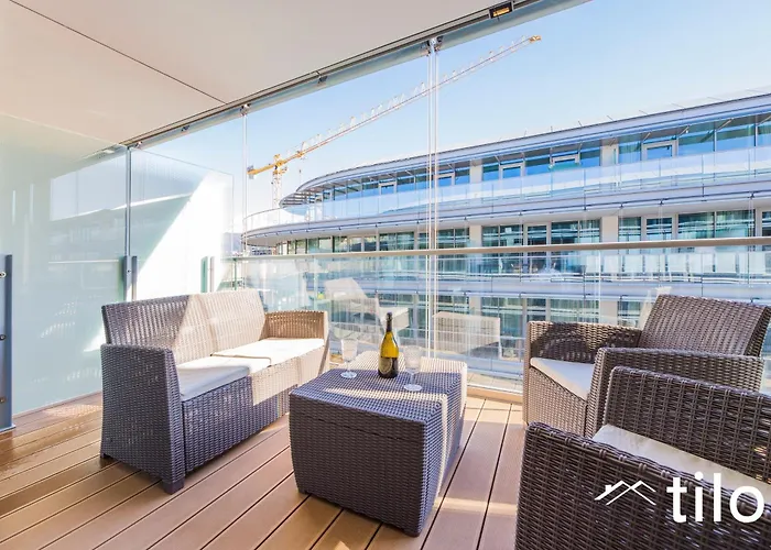 Waterfront Luxury Studio, Free Parking, Ac, Netflix & Wifi By Tilo Lux Apartmán