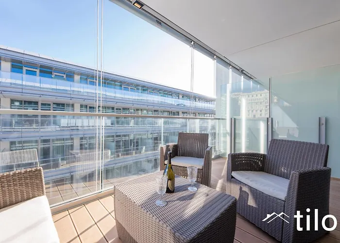 Apartament Waterfront Luxury Studio, Free Parking, Ac, Netflix & Wifi By Tilo Lux *